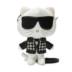 Torebka KARL LAGERFELD. Czarne listonoszki damskie Karl Lagerfeld, bez wzorów, bez dodatków. Za 1,299.00 zł.