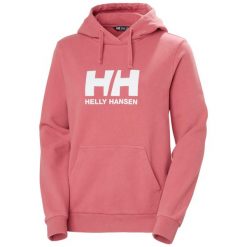 Kurtka dresowa damska z logo Helly Hansen 2.0. Czerwone kurtki damskie Helly Hansen, bez wzorów, z dresówki, bez kaptura. W wyprzedaży za 362.85 zł.