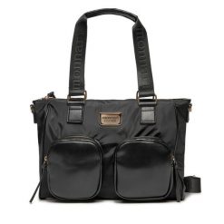 Torebka Monnari. Czarne torebki klasyczne damskie Monnari, bez wzorów, bez dodatków. Za 149.99 zł.