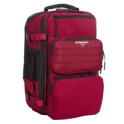 Plecak do CrossTraining i podróży ELITRAINX V2 Pro Series 45L. Czerwone plecaki damskie ELITEX TRAINING, bez wzorów, z materiału, sportowe. Za 467.99 zł.