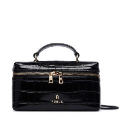 Torebka Furla. Czarne torebki klasyczne damskie Furla, bez wzorów, bez dodatków. Za 1,039.00 zł.