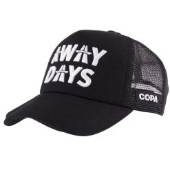 Czapka Dla Dorosłych - Away Days - Czarna. Czarne czapki męskie COPA FOOTBALL, bez wzorów, z materiału. Za 126.98 zł.