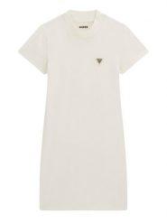 Guess Sukienka codzienna J6RK31 J1314 Écru Regular Fit. Sukienki dziewczęce Guess, z aplikacjami, z bawełny, bez ramiączek. Za 159.99 zł.