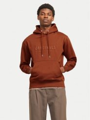 Jack & Jones Bluza 12262811 Brązowy Regular Fit. Brązowe bluzy bez kaptura męskie Jack & Jones, l, z bawełny. Za 139.99 zł.