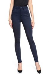 SPODNIE DAMSKIE LEE SCARLETT SUPER HIGH BLACK INDIGO L30LELLJ 112106483. Czarne spodnie materiałowe damskie Lee, bez wzorów, z jeansu. Za 199.99 zł.