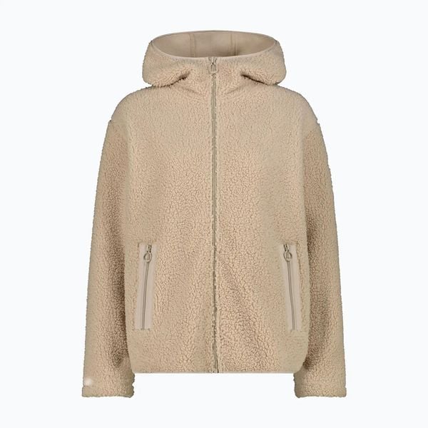 Płaszcz damski CMP 36P2916 Long Teddy. Brązowe płaszcze damskie CMP, bez wzorów, eleganckie. Za 348.86 zł.