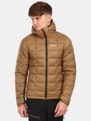 Kilpi Kurtka zimowa "Rebeki" w kolorze jasnobrązowym rozmiar: L. Brązowe kurtki męskie Kilpi, na zimę, l, bez wzorów, bez kaptura. Za 304.56 zł.