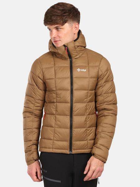 Kilpi Kurtka zimowa "Rebeki" w kolorze jasnobrązowym rozmiar: L. Brązowe kurtki męskie Kilpi, na zimę, l, bez wzorów, bez kaptura. Za 230.00 zł.