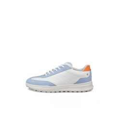 Damskie buty golfowe bez korków Ecco Street Vibe. Białe buty sportowe na co dzień damskie ECCO, bez wzorów, ze skóry, na golfa. Za 581.50 zł.