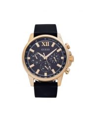 Guess Zegarek Walker GW0913G2 Czarny. Czarne, analogowe zegarki męskie Guess. Za 599.99 zł.