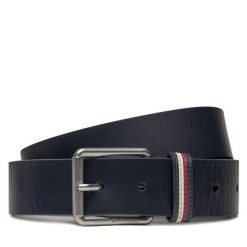 Pasek Męski Tommy Hilfiger. Niebieskie paski męskie Tommy Hilfiger, bez wzorów, casualowe. Za 199.99 zł.