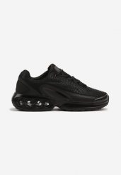 Czarne Buty Sportowe Sneakersy na Grubej Tłoczonej Podeszwie Uliathiela. Czarne buty sportowe na co dzień męskie Born2be, bez zapięcia. Za 149.99 zł.