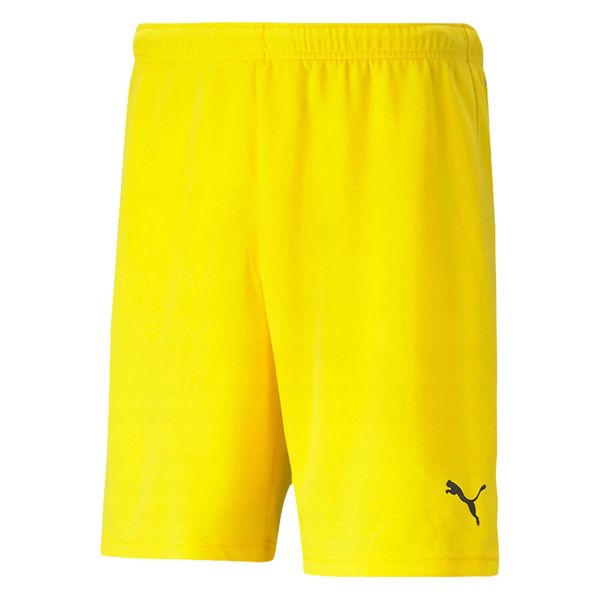 Męskie Spodenki TeamRISE. Żółte szorty męskie Puma, bez kołnierzyka. Za 96.99 zł.