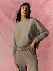 4F Bluza dresowa regular bez kaptura damska - szara L. Szare bluzy bez kaptura damskie 4f, l, z dresówki. Za 159.99 zł.