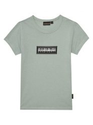Napapijri T-Shirt Chamois NP0A4ILE S Zielony Regular Fit. Zielone t-shirty chłopięce Napapijri, bez wzorów, z bawełny, bez ramiączek. Za 69.99 zł.