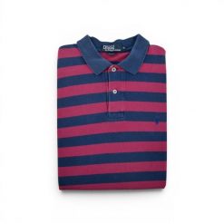 Second life - Polo Ralph Lauren koszulka męska z krótkim rękawem - Stan dobry. Niebieskie koszulki polo męskie Ralph Lauren, l, bez wzorów, z materiału, bez ramiączek. Za 106.46 zł.