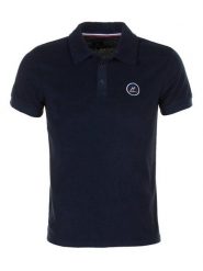 Peak Mountain Koszulka polo w kolorze granatowym rozmiar: M. Niebieskie koszulki polo męskie Peak Mountain, m, bez wzorów, z bawełny, bez ramiączek. Za 105.38 zł.