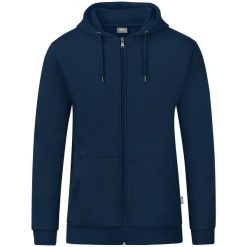 Kurtka Jako Organic. Niebieskie kurtki damskie Jako, m, bez wzorów, z bawełny, z kapturem. Za 366.00 zł.