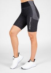 Selah Bezszwowe Cycling Szorty - Czarny. Czarne spodenki sportowe damskie GORILLA WEAR, l, z elastanu, na fitness i siłownię. Za 206.00 zł.