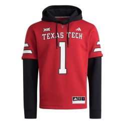 Bluza Texas Tech Home Hooded. Czarne bluzy z kapturem męskie Adidas. Za 529.00 zł.