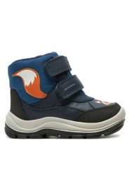Geox Śniegowce B Flanfil Boy B Abx B463VB 054FU CF44K S Granatowy. Niebieskie buty zimowe chłopięce Geox, ze skóry. Za 319.99 zł.