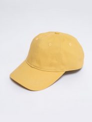 Czapka unisex z daszkiem żółta Julio 201. Żółte czapki z daszkiem damskie Big Star, bez wzorów. W wyprzedaży za 79.99 zł.