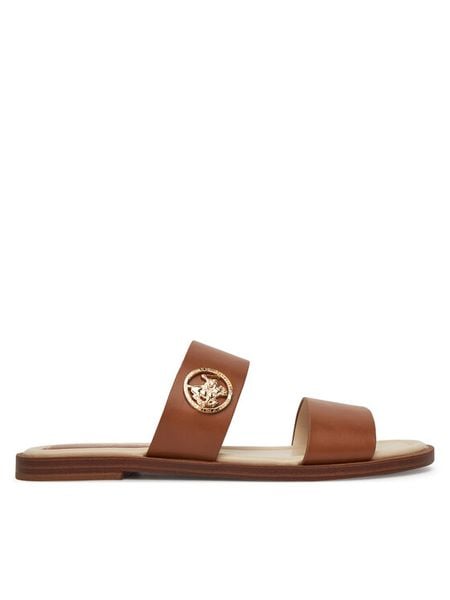 Beverly Hills Polo Club Klapki CEO-HY58110-1 Brązowy. Brązowe klapki damskie Beverly Hills Polo Club, bez wzorów, z materiału, bez obcasa. Za 139.99 zł.