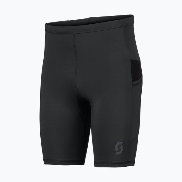 Spodenki do biegania męskie SCOTT Endurance Tech Tight. Czarne szorty męskie Scott, bez wzorów, z elastanu. Za 219.99 zł.