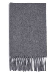 CXL by Christian Lacroix Kaszmirowy szal w kolorze ciemnoszarym - 170 x 36 cm rozmiar: onesize. Szare szaliki i kominy damskie CXL by Christian Lacroix, bez wzorów, z kaszmiru. Za 287.16 zł.