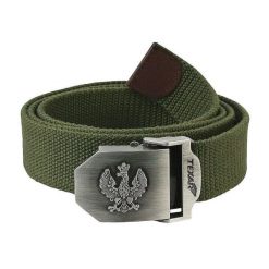 Pas parciany Orzeł. Zielone spodnie dresowe damskie Texar, na lato, bez wzorów. Za 62.99 zł.
