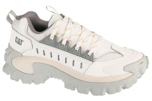 Buty sportowe Sneakersy męskie, Intruder Met. Białe buty sportowe na co dzień męskie CATerpillar, z materiału, bez zapięcia, trekkingowe. Za 529.99 zł.