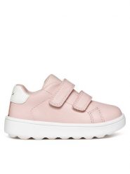 Geox Sneakersy B Minicub Girl B656UA 08554 C8172 M Różowy. Czerwone buty sportowe dziewczęce Geox, bez wzorów, ze skóry, bez zapięcia. Za 249.99 zł.