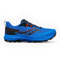 Buty do biegania męskie Saucony Peregrine 14. Niebieskie obuwie do biegania damskie Saucony. Za 529.99 zł.