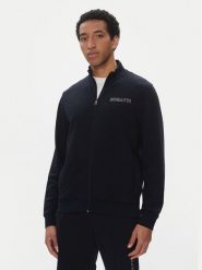 Bugatti Bluza 8750 75070C Granatowy Regular Fit. Niebieskie bluzy bez kaptura męskie Bugatti, m, z bawełny. Za 299.99 zł.