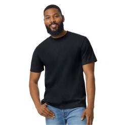 Koszulka Unisex Dla Dorosłych Softstyle Midweight. Czarne bluzki damskie Gildan, xl, bez wzorów, sportowe, bez kołnierzyka, bez ramiączek. Za 33.99 zł.