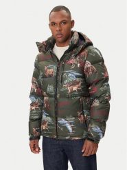 Polo Ralph Lauren Kurtka puchowa 710977071001 Zielony Regular Fit. Zielone kurtki męskie Polo Ralph Lauren, m, bez wzorów, z puchu, bez kaptura. Za 2,249.00 zł.