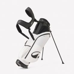 Torba do golfa z nóżkami Ultralight. Białe torebki klasyczne damskie INESIS, bez wzorów, z materiału, duże, bez dodatków. Za 199.99 zł.