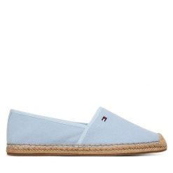 Espadryle Tommy Hilfiger. Niebieskie espadryle damskie Tommy Hilfiger, bez wzorów, bez obcasa. Za 249.99 zł.