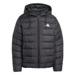 Kurtka z kapturem adidas Essentials Climawarm 3 stripes. Czarne kurtki treningowe męskie Adidas, xl, bez wzorów, z poliesteru, climawarm (adidas). Za 427.99 zł.