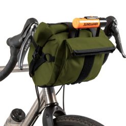 Torba rowerowa Bar Pack Olive RESTRAP. Zielone torebki klasyczne damskie RESTRAP, bez wzorów, bez dodatków. Za 617.12 zł.