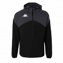 Bluza Kappa Fianto. Czarne bluzy z kapturem męskie Kappa, m, z materiału. Za 393.50 zł.