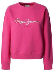 Pepe Jeans Bluza "Maddy" w kolorze różowym rozmiar: XS. Różowe bluzy bez kaptura damskie Pepe Jeans, xs, z bawełny. Za 136.13 zł.