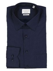 Eterna Koszula - Modern fit - w kolorze granatowym rozmiar: 43. Niebieskie koszule męskie Eterna, bez wzorów, z bawełny, bez kołnierzyka, bez ramiączek. Za 123.25 zł.
