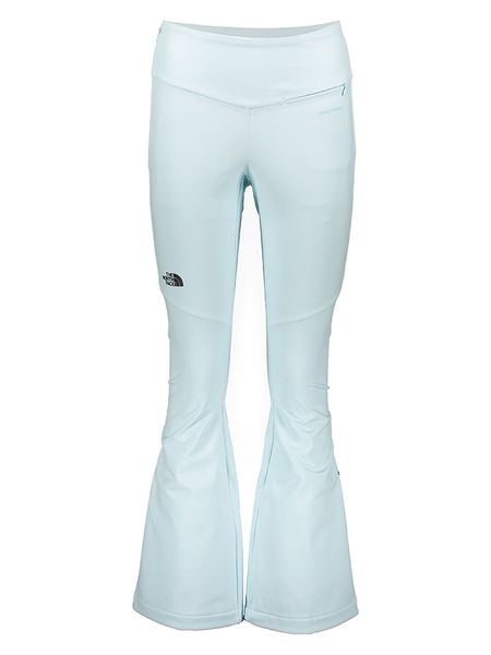 The North Face Spodnie narciarskie "Snoga" w kolorze błękitnym rozmiar: 42. Niebieskie spodnie dresowe damskie The North Face, bez wzorów. Za 519.95 zł.