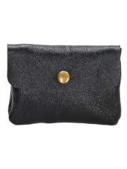 Charm Portfel "Elisa" w kolorze czarnym - 11 x 1,5 x 7,5 cm rozmiar: onesize. Czarne portfele damskie Charm, bez wzorów, z materiału. Za 34.99 zł.