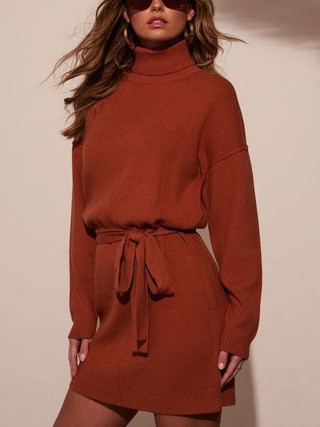 LA Angels Sukienka w kolorze pomarańczowym rozmiar: S. Pomarańczowe sukienki damskie LA Angels, s, bez wzorów, ze splotem, bez kołnierzyka, bez ramiączek, mini. Za 214.70 zł.