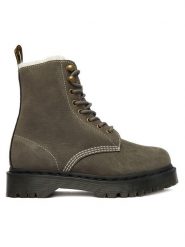 Dr. Martens Trzewiki 1460 Pascal Bex Fl DM41419020 Szary. Szare botki damskie Dr. Martens, ze skóry, bez obcasa, na płaskiej podeszwie, bez zapięcia. Za 1,039.00 zł.
