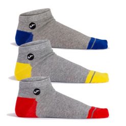 Skarpetki sportowe stopki damskie Joma Gark 3 pary. Szare skarpetki damskie Joma, bez wzorów, z bawełny. Za 19.99 zł.