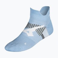 Skarpety Mizuno DryLite Race Mid. Niebieskie skarpetki damskie Mizuno, bez wzorów, z elastanu. Za 28.99 zł.