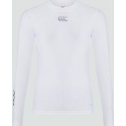 Damska koszulka termoaktywna z długim rękawem Canterbury. Białe bielizna termoaktywna damska CANTERBURY, bez wzorów. Za 320.50 zł.